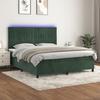 VidaXL Slat Bed Base with Mattress and LED, Upholstered Bed, Double Bed, Adult Bed for Interior Bedroom, 3136260