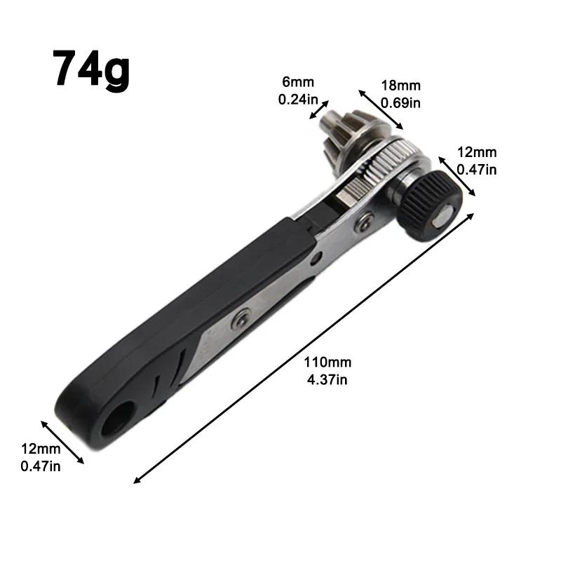 Mini Bit Ratchet Wrench Bit Nozzle Handle Screwdriver Hexagon Torx Bit Nozzle Socket Wrench Screwdriver Tools Auto Repair Tools