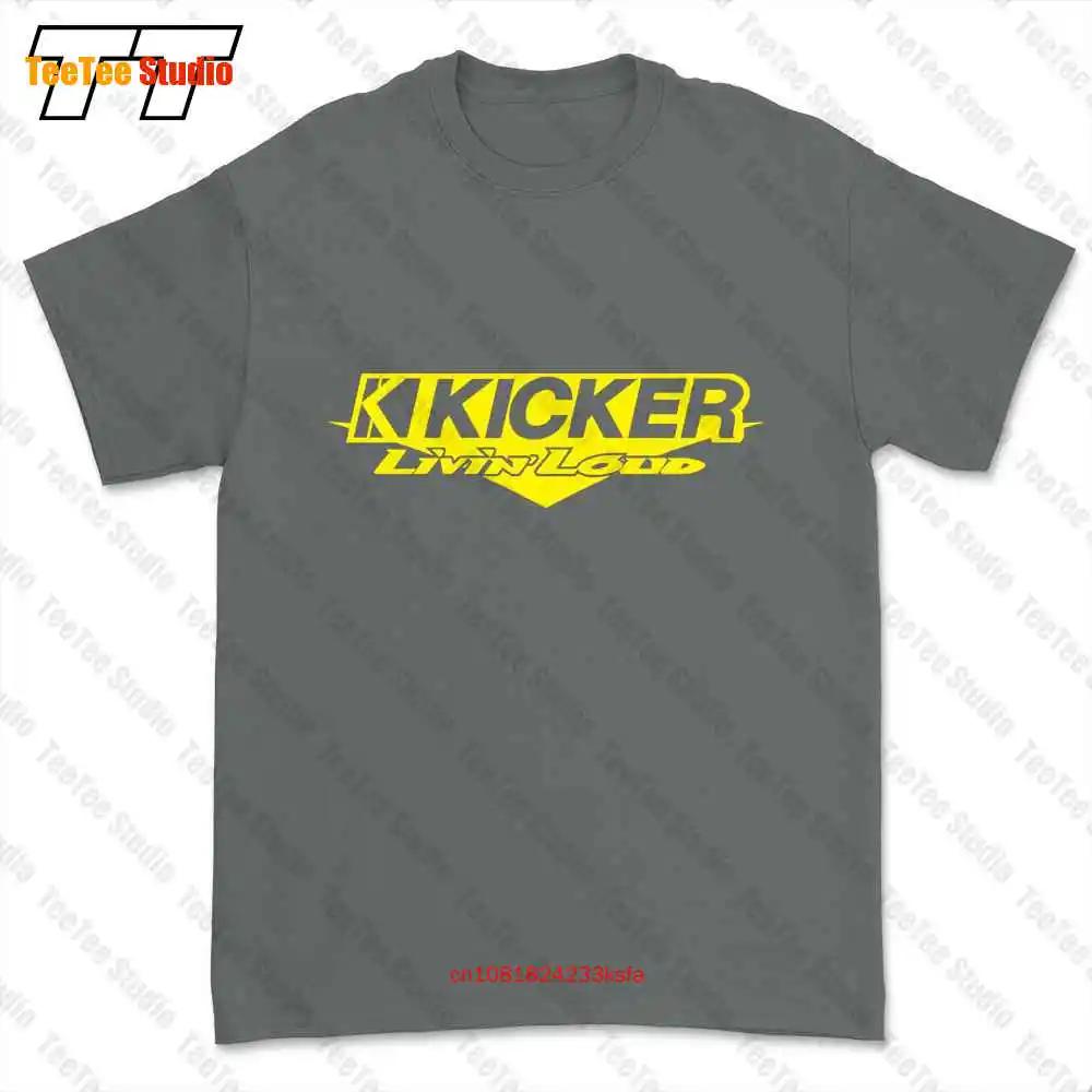 Kicker Livin Loud Audio Logo Speakers Amplifiers Car Subwoofers Tshirt Tee 1IM4