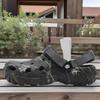 Men's Sandals Non-slip Textured Sole EVA Clogs with Adjustable Strap Durable Outdoor Daily Wear Slippers
