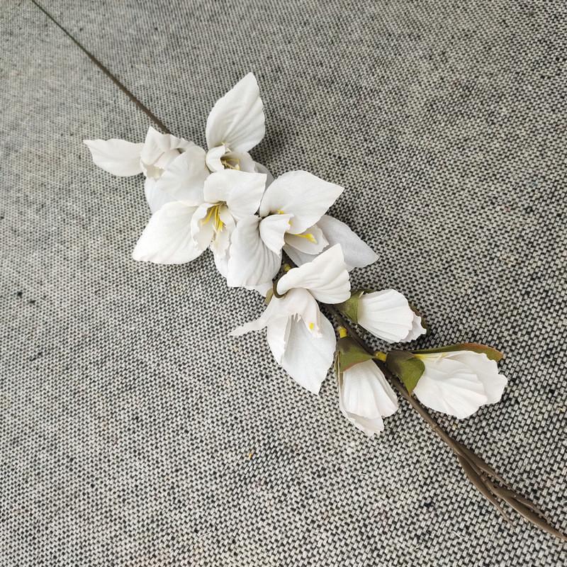 

Gladiolus Butterfly Silk Flower Wedding Decor Bridal Centerpiece Home Decoration White