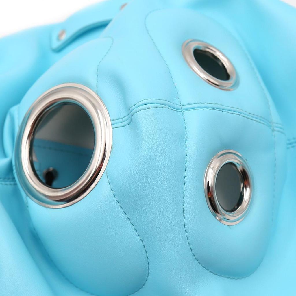 Erotic Hood with Phallus, Eye Mask, Leather Mask & PU Mouth Ring