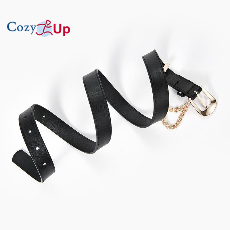 Pin Buckle Inlaid Short Chain Belt Jeans Decorative Clothing Belt Women