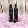 Small Human Couple Candles: Male & Female Figures