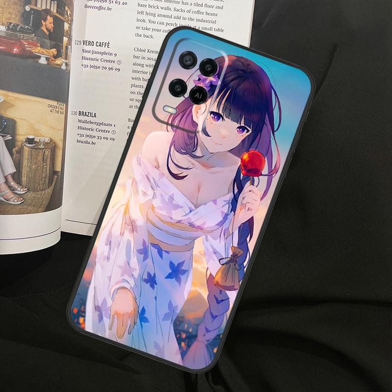 Genshin Impact Raiden Shogun For Oppo A78 A98 A80 A40 A60 A18 A38 A58 A15 A17 A77 A74 A94 A54 A57S A16 A76 A96 Phone Case