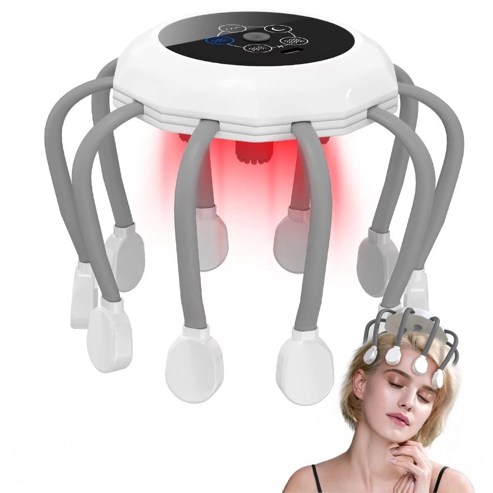 USB Charging Eight Claw Massager Octopus Claw Multi-Point Massage  For Relaxation Stress Migraine