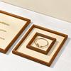 Solid Wood Jewelry Display Tray for Rings, Necklaces, Bracelets, Antique Collection Organizer