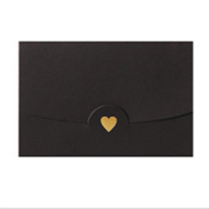 20pcs Mini Envelopes Small Greeting Card Name Card Envelope Hot Stamping Love Pearlescent Paper