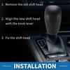 Automatic Gear Shifter Knob for Toyota 4Runner 2003-2017 Faux Leather Black