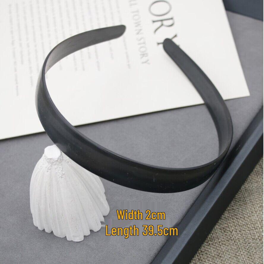 

Нескользящая широкая пластиковая повязка на голову 39,5 см с зубцами - аксессуар для DIY и ручной работы