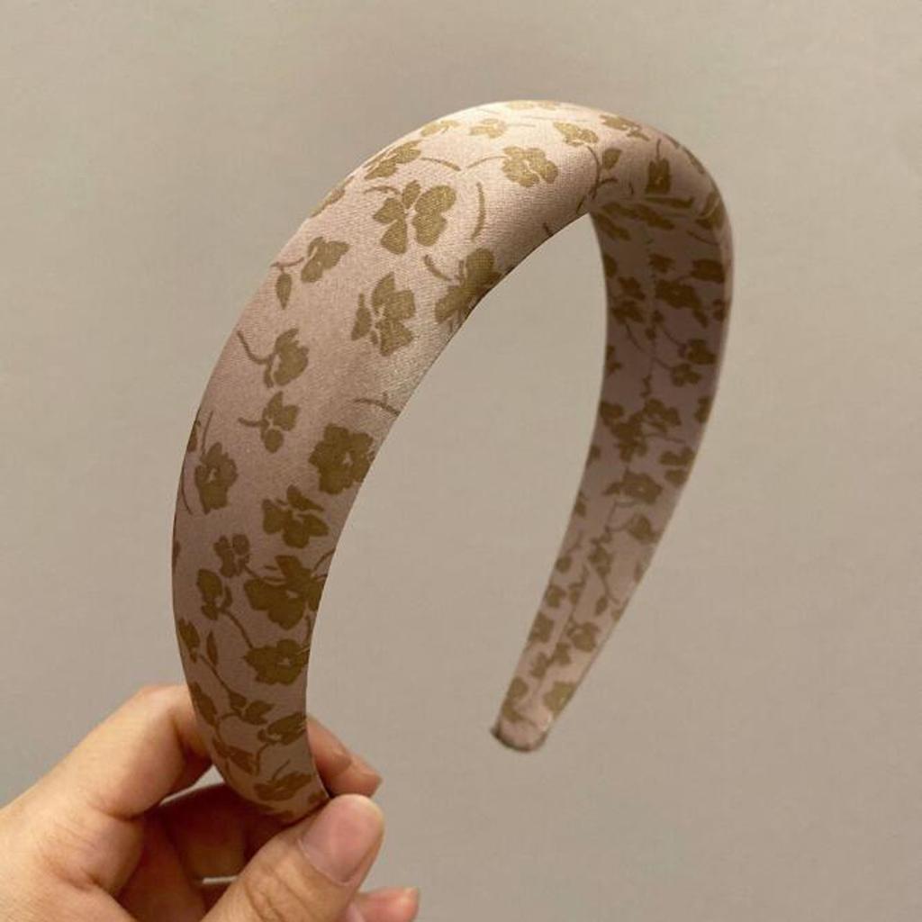 PROLY New Fashion Women Headband Thickened Sponge Hairband Individual Flower Headwear For Adult Hair Accessories