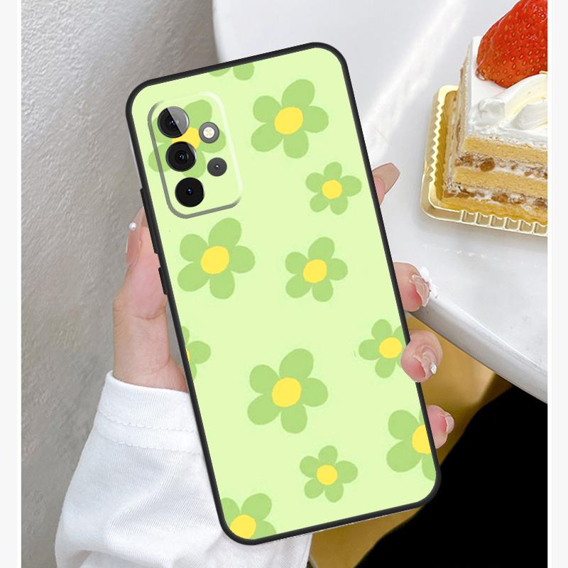 Groovy Flowers Hippie Bohemian Case For Samsung Galaxy A53 A33 A23 A13 A15 A25 A35 A55 A54 A34 A14 A51 A12 A32 A52 Cover