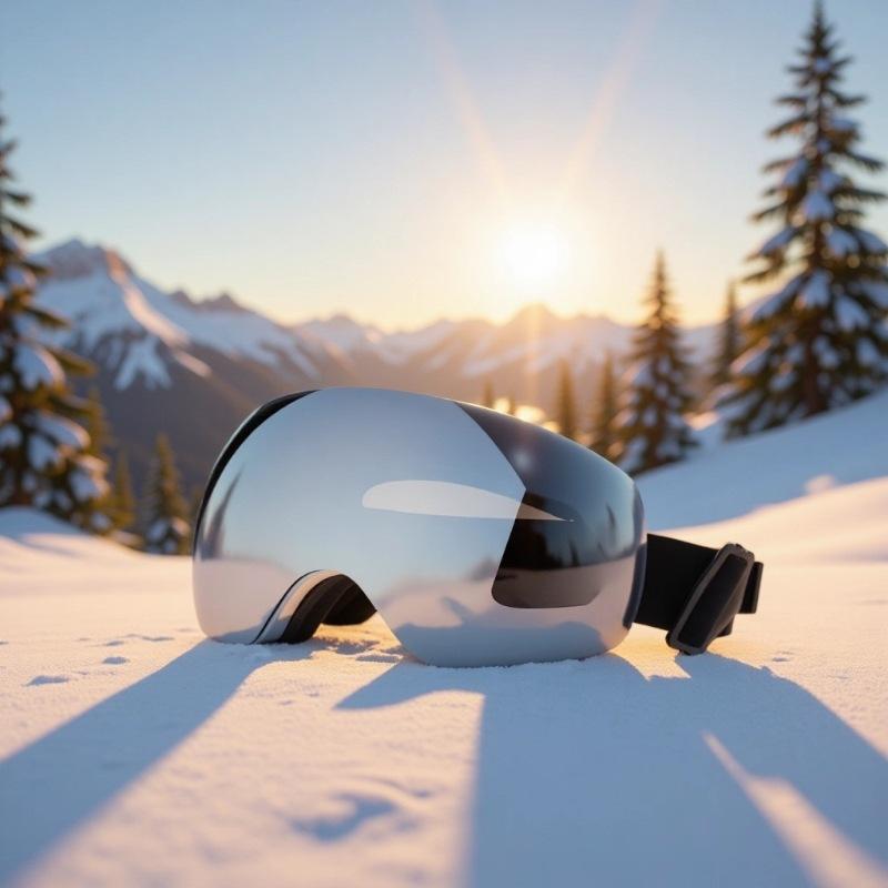 Ski Goggles Anti-Fog Lenses Uv-Proof Windproof Glasses Multifunctional Ski Equipment Mountaineering Glasses