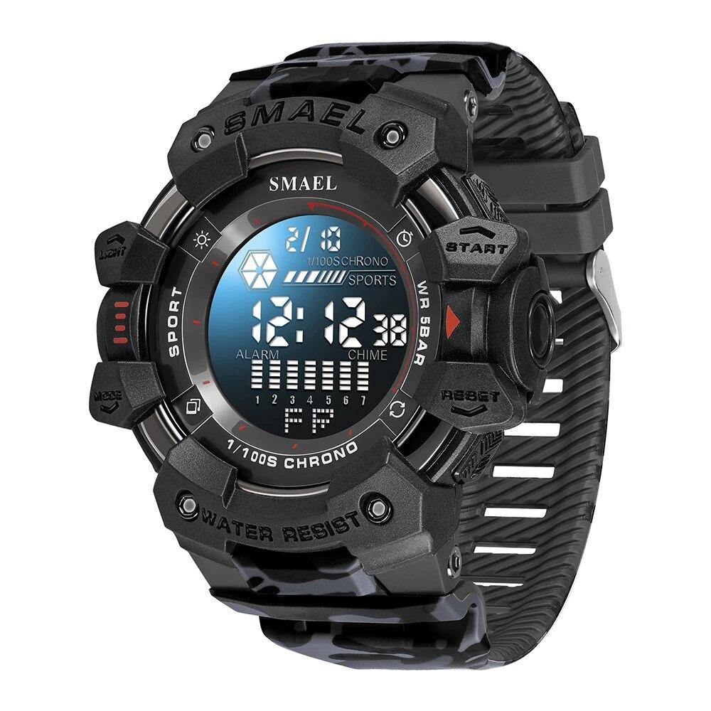 Original Factory Classic Camouflage Colour Digital Wristwatch Men's Watch 8050MC