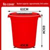 Large Food-Grade Plastic Water Storage Bucket - Extra Capacity & Thickened Design