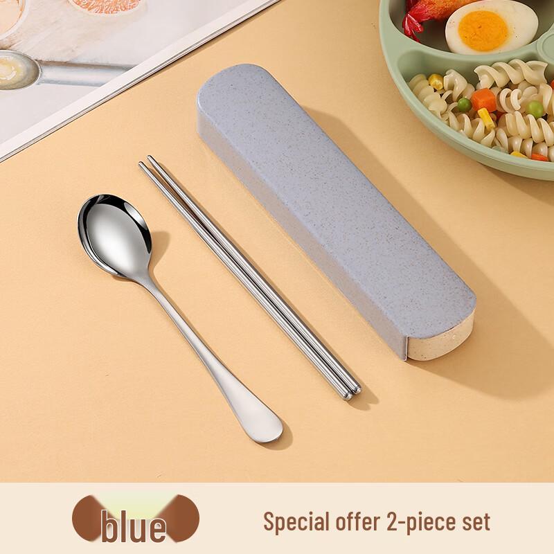 Portable Stainless Steel Chopsticks & Fork Set