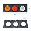 Abs Iron Taillight For Truck Cargo Trailer Light Taillight Assembly ABS And Iron Construction Easy Installation