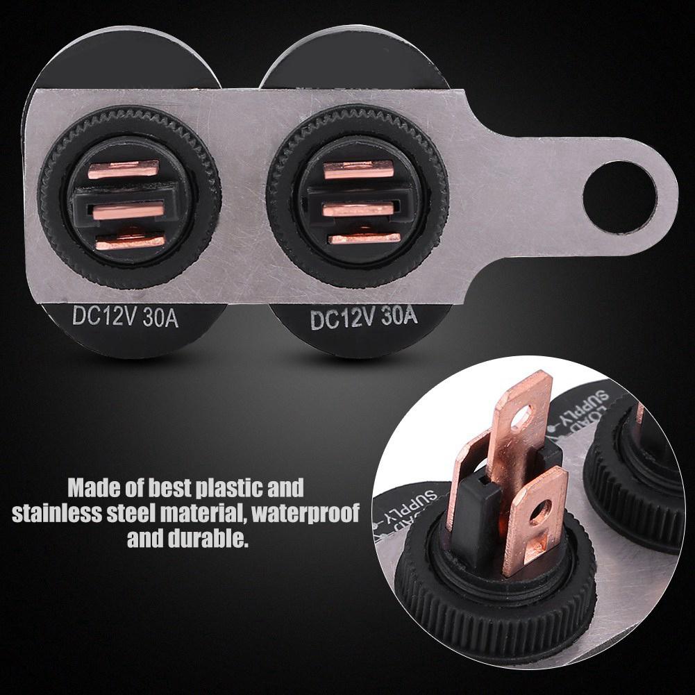 12V Motorcycle Scooter LED Headlight Headlamp On Off Switch with Green Indicator A Type