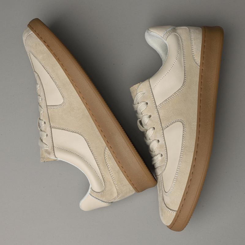 Fashion Suede Leather Leather Casual Shoes Men's Oxford Shoes Outdoor Male Tenis Masculino Versatile Skateboard Footwear Comfy Sneakers