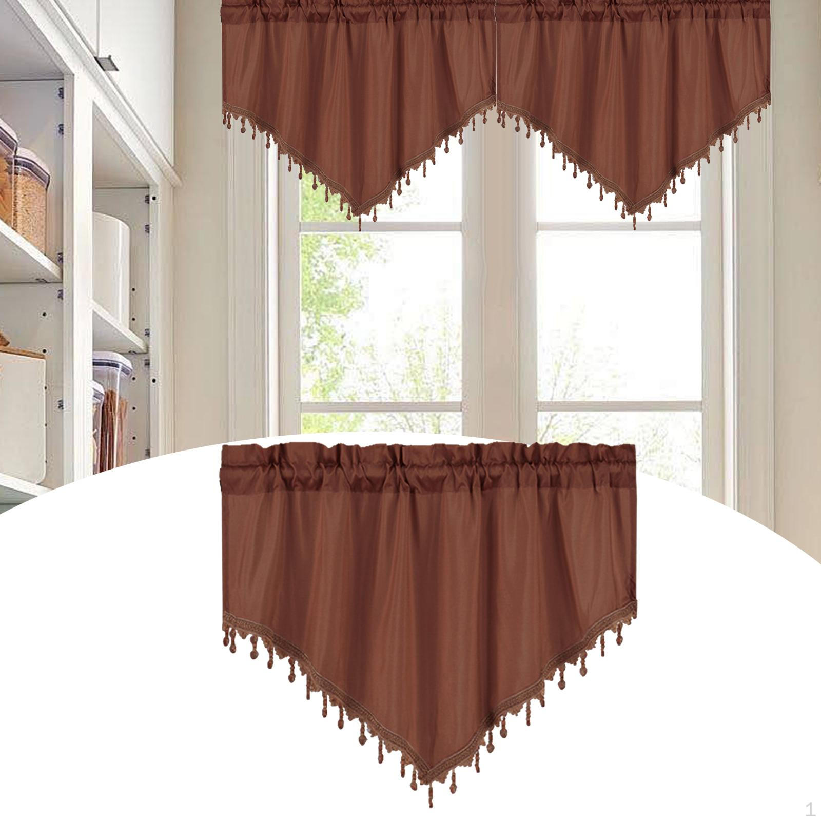 

Элегантный комплект многоуровневых штор с кисточками для домашнего декора