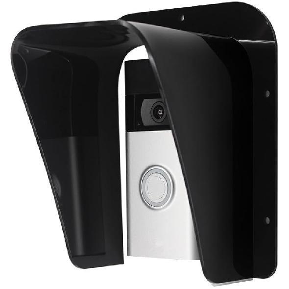 Doorbell Rain Cover Weatherproof Compatible for Ring/Blink/Google Nest Video Doorbell, Large Acrylic Doorbell Cover Protector for Outside Camera