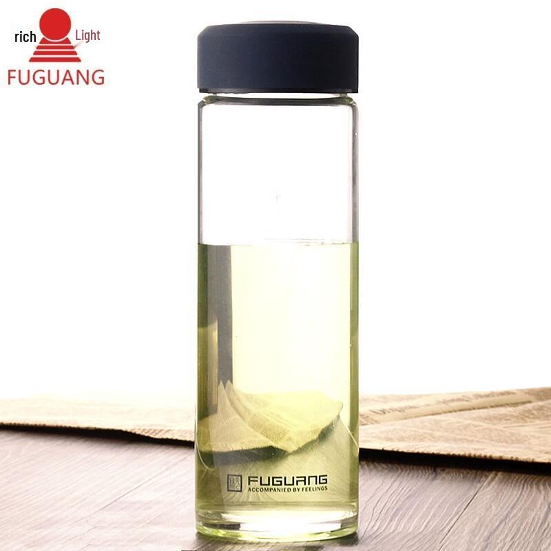 Fuguang Single-Layer Glass Water Bottle