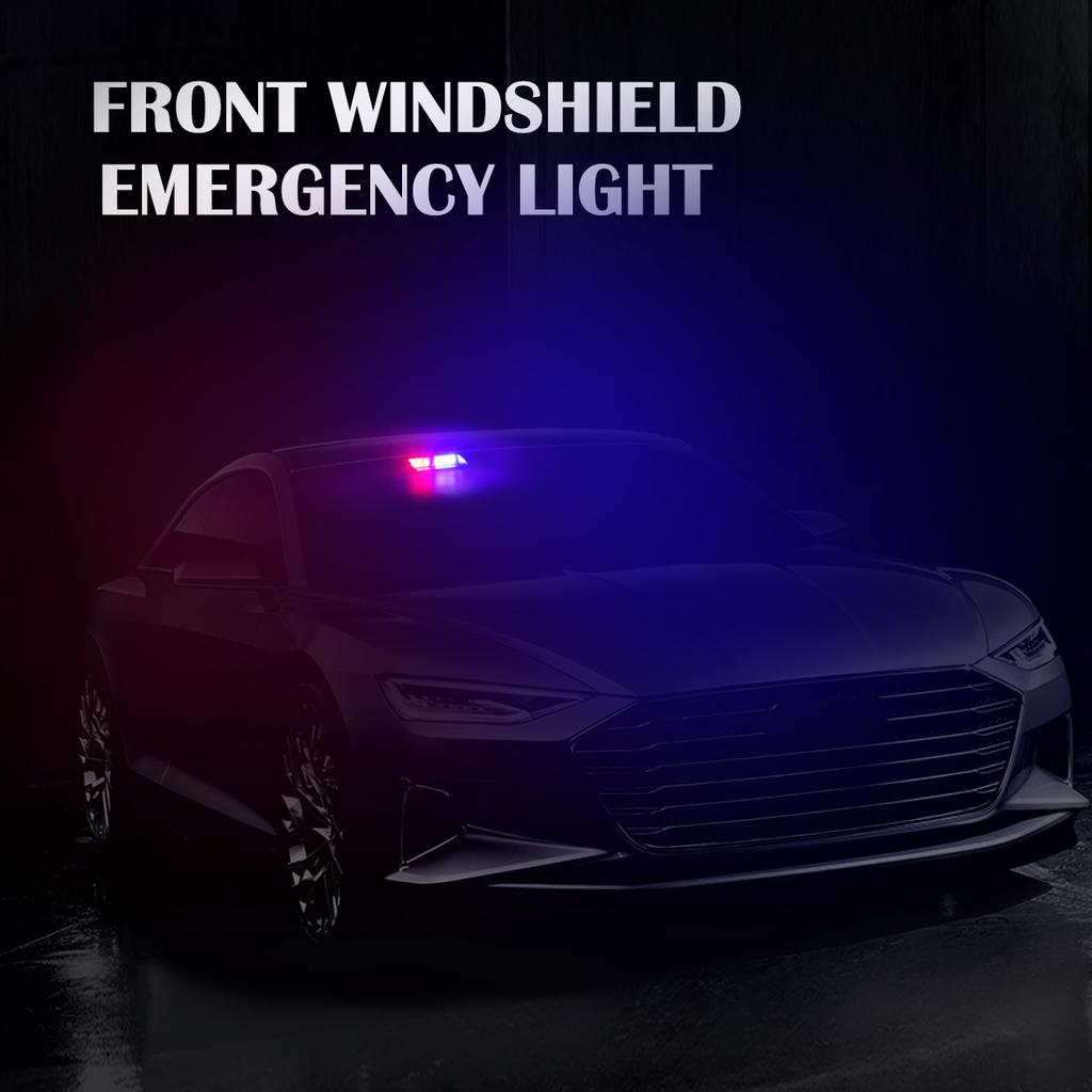 16 LED Strobe Signal Notfall Windschutzscheibe Warnleuchte Rot Blau Gelb Bernstein Weiß Grün Auto Auto Zubehör