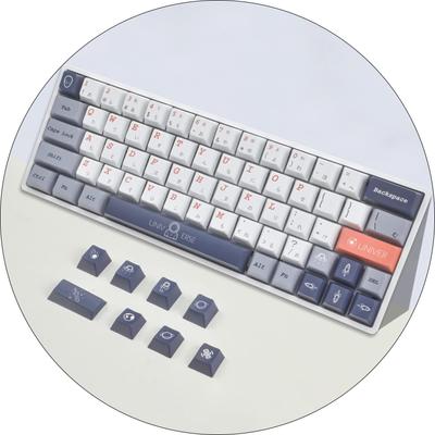 PBT Cherry Profile Japanese Mechanical Keyboards Optical Keyboards for MX Switches Keycaps, Keycaps, & (Universe)