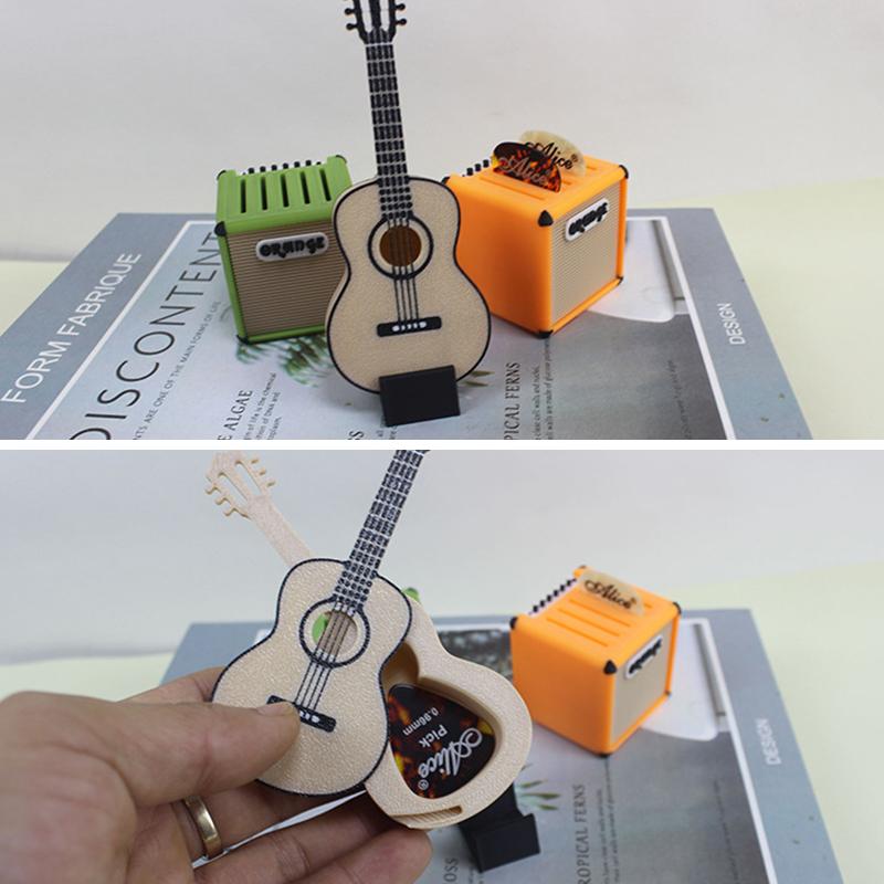 3D Printed Large-Capacity Portable Guitar Pick Holder Waterproof Dustproof Guitar Picks Organizer Picks Storage And Display