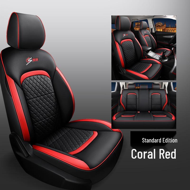 CLY Custom Leather Seat Cover: Stylish, All-Season Fit for Changan CS55