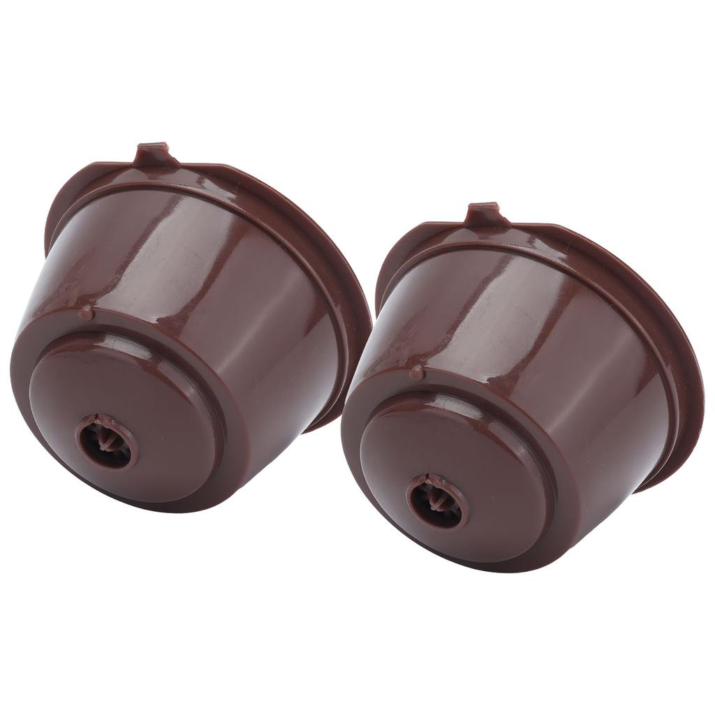 2pcs Reusable Coffee Capsule Filter ABS Coffee Filter Cup Home Office Cafe Accessories