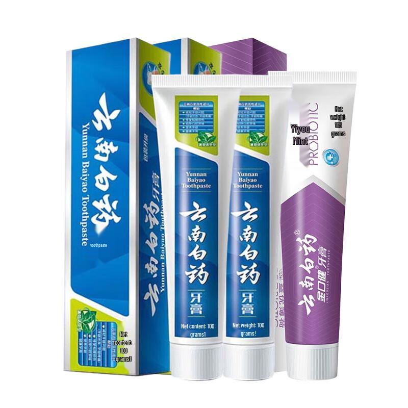

Yunnan Baiyao Toothpaste Family Pack