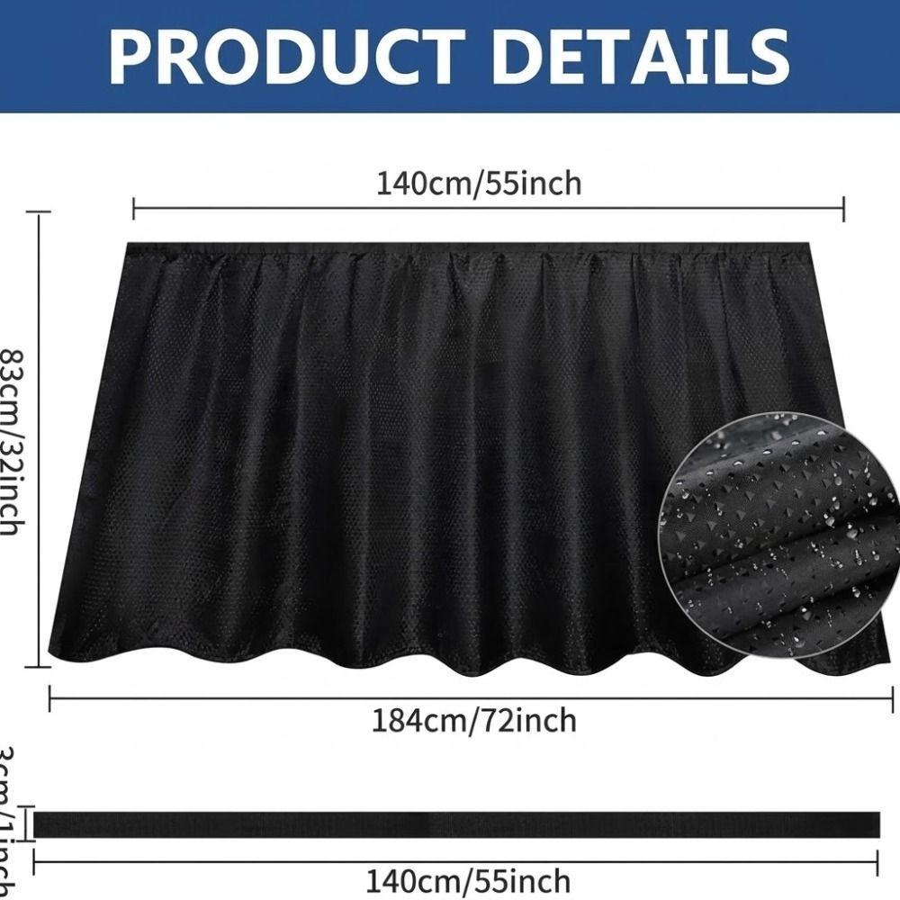Washable Under Sink Curtain Removable Bathroom Vanity Cover Bathroom Sink Skirt  Laundry Room