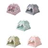 Pet Tent House Dogs Bed Portable Removable Teepee Puppies Cats Indoor Outdoor Kennels Cave Moisture-Proof