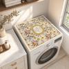 Washer Protector Mat Dryer Cover Flowers or Marble Pattern Non-Slip Highly