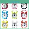 Vintage Style Mini Round Number Alarm Clock For Desk Table Home Decor