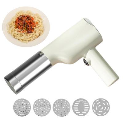 Machine à Pâtes Électrique Sans Fil Multifonction Portable Efficace Machine à Faire des Nouilles Machine à Pâtes Cuisine Facile à Nettoyer