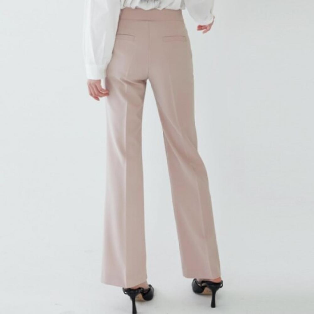 New Arrivals Open Run Pink Slacks Slim Bootcut High Rise Spring Suit Pants