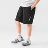 Boys' Reflective Print Breathable Sports Shorts
