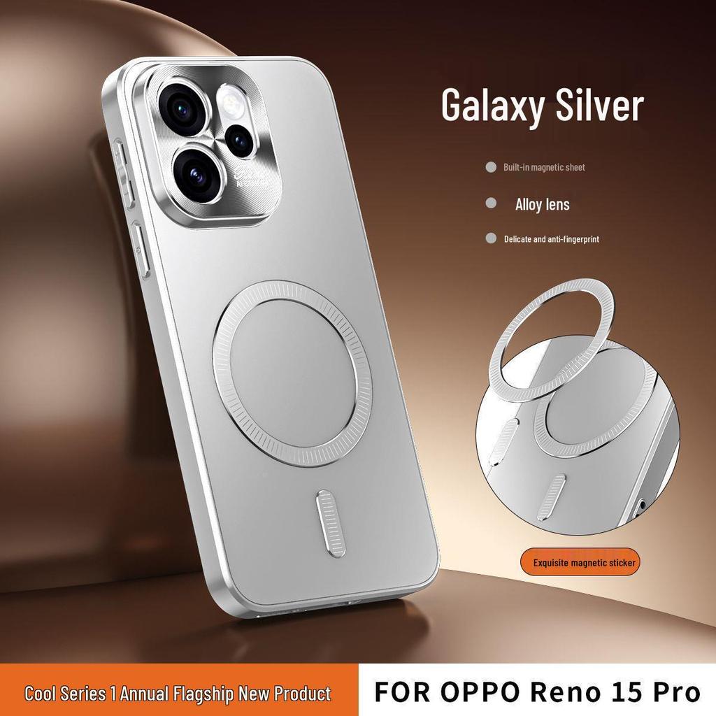 OPPOReno15Pro Anti-fall Case with Lens Protector & Magnetic Ring for Men & Women