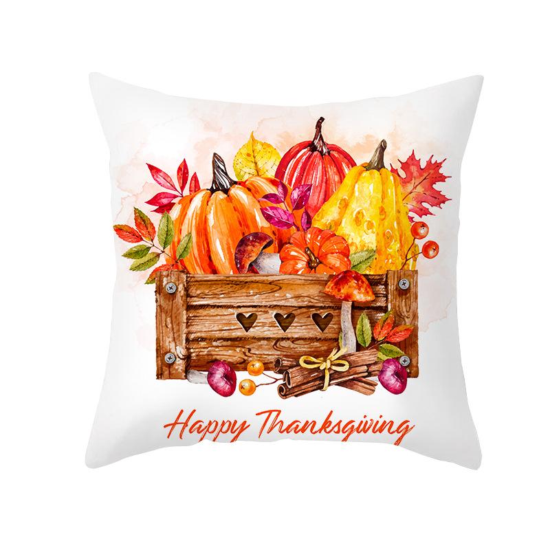 Autumn Harvest Pumpkin Pillow Cover Shopee Home Furnishings Nordic Peach Skin Pillow Cover Sofa Cushion