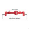RC Car Rear Elevated Axle FullMetal with Steel Gears HighClearance for Hobbyists,