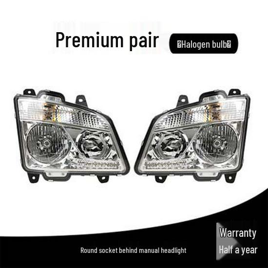 Jiefang JH6 Headlight Assembly for Heavy-Duty Truck: Qingdao Modified LED Accessories for New Model Front