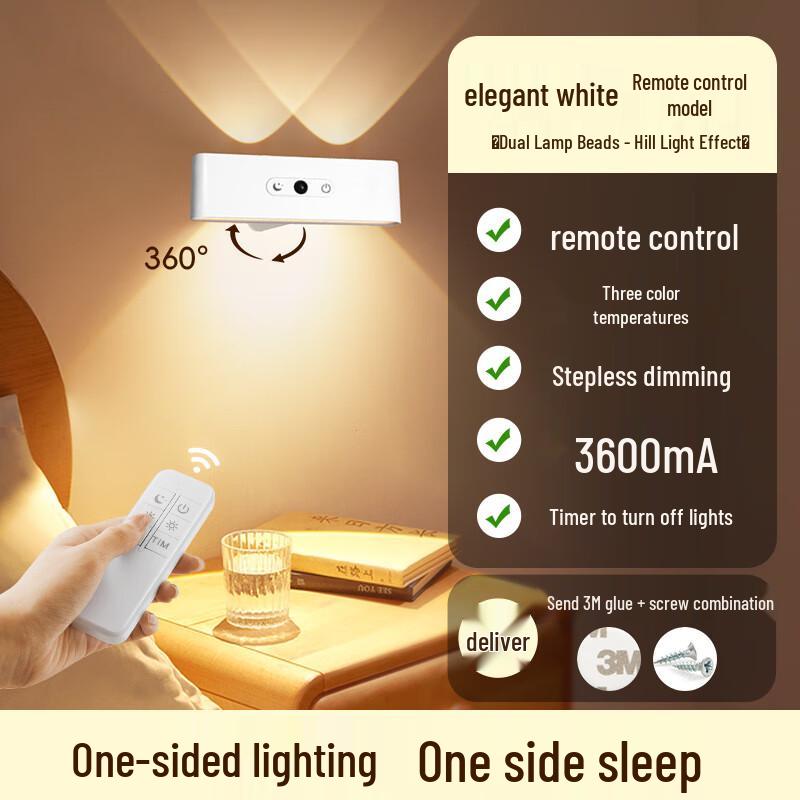 Magnetische wiederaufladbare LED-Wandleuchte