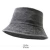 Fashion Solid Color Bucket Hat Wide Edge Washed Denim Fisherman Hat Thin Foldable Boonie Hat Summer Season