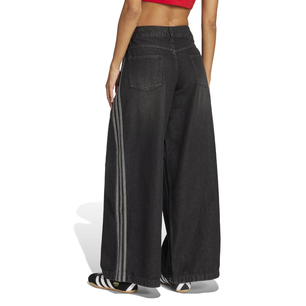 Adidas ADICOLOR ADILENIUM Women's Jeans Black JV7453 Size 32/32