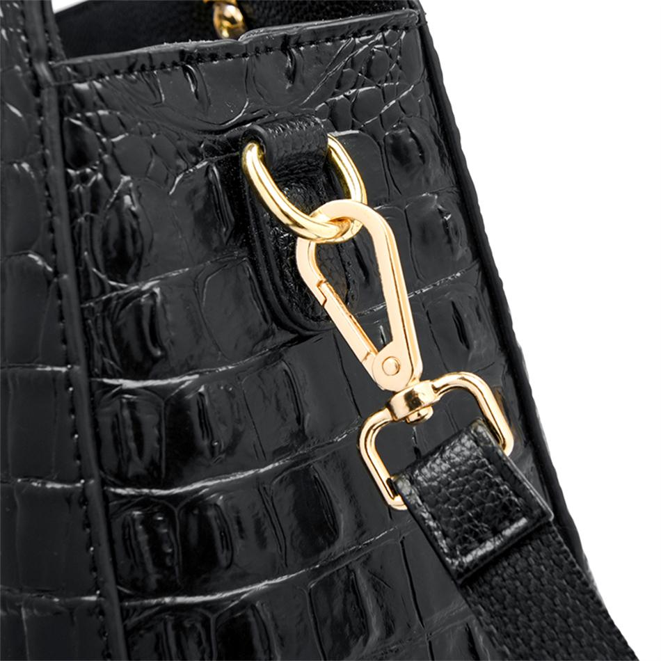 Crocodile Pattern Women's Handbag High Quality Leather Ladies Shoulder Messenger Bags Sac