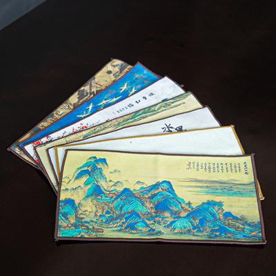 Good Absorption Cotton Flax Tea Cloth Elastic Stretchy Ultra-soft Table Doily for Home