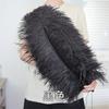 Thick Rod Wide Hair 50-55Cm Ostrich Feather Wedding Road Guide Table Flower Home Decoration Ornament Ostrich Hair White