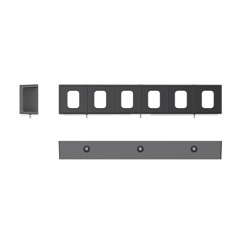 Heavy Duty Metal Computer Stand For Laptop Studio Vertical Under Table Installation With AntiScratch Protections